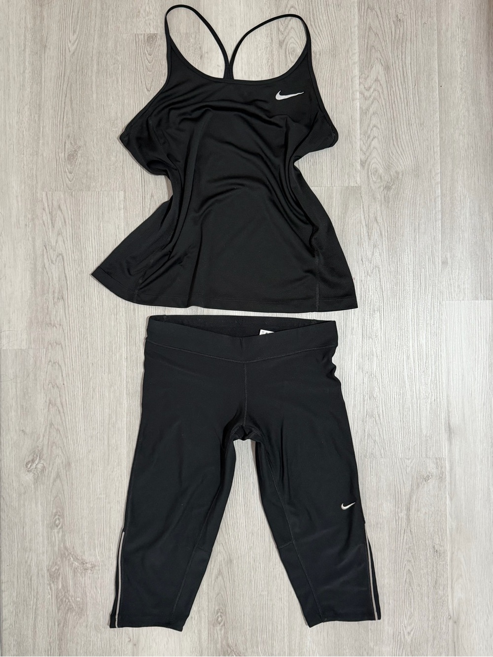 Nike Dri-FIT Black Activewear Set